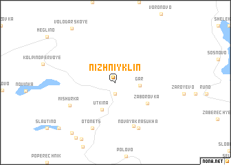 map of Nizhniy Klin