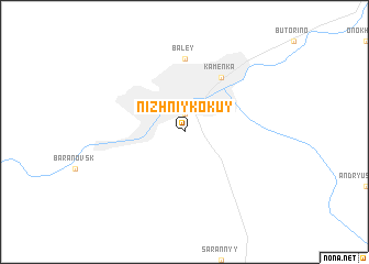 map of Nizhniy Kokuy