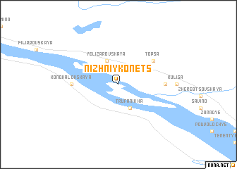 map of Nizhniy Konets