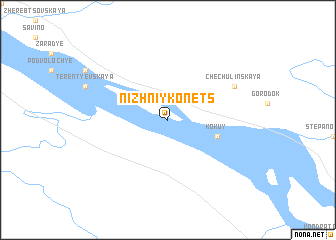 map of Nizhniy Konets