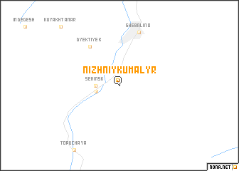 map of Nizhniy Kumalyr