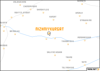 map of Nizhniy Kurgat