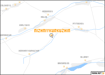 map of Nizhniy Kurkuzhin
