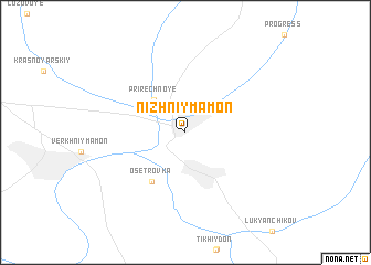 map of Nizhniy Mamon