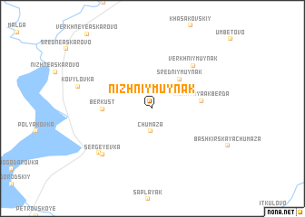 map of Nizhniy Muynak