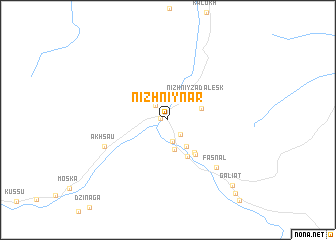 map of Nizhniy Nar