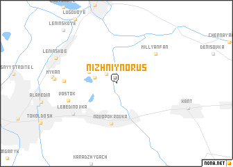 map of Nizhniy Norus