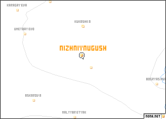 map of Nizhniy Nugush