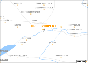 map of Nizhniy Nurlat