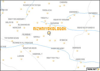 map of Nizhniy Okolodok