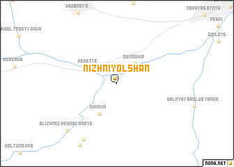 map of Nizhniy Ol\