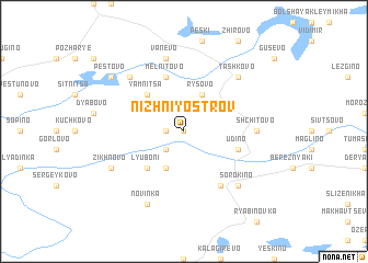 map of Nizhniy Ostrov