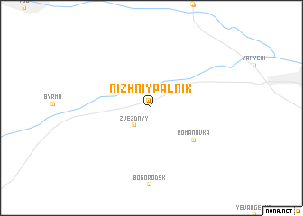 map of Nizhniy Pal\