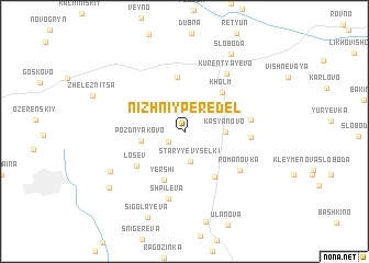 map of Nizhniy Peredel\