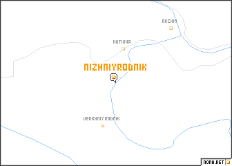 map of Nizhniy Rodnik
