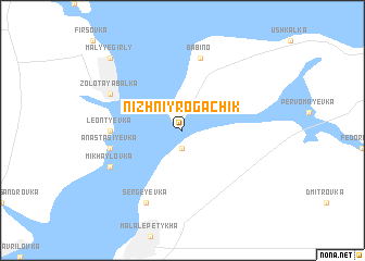 map of Nizhniy Rogachik