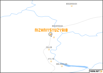 map of Nizhniy Syuzya-Ib