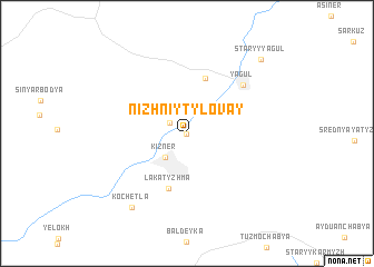 map of Nizhniy Tylovay