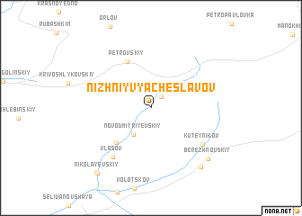 map of Nizhniy Vyacheslavov