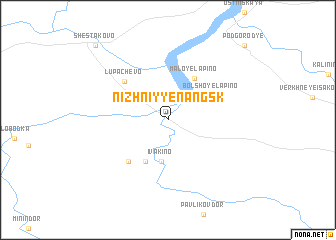 map of Nizhniy Yenangsk