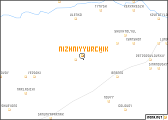 map of Nizhniy Yurchik