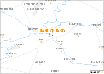 map of Nizhnyanskiy