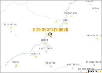 map of Nizhnyaya Chab\