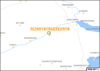 map of Nizhnyaya Derevnya