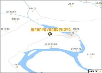 map of Nizhnyaya Garevaya