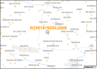 map of Nizhnyaya Gnilusha