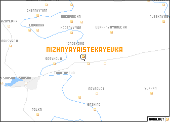 map of Nizhnyaya Istekayevka