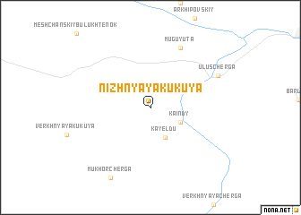 map of Nizhnyaya Kukuya