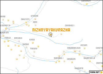 map of Nizhnyaya Kvrazha