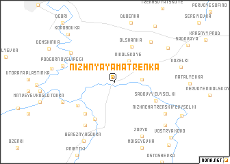 map of Nizhnyaya Matrënka