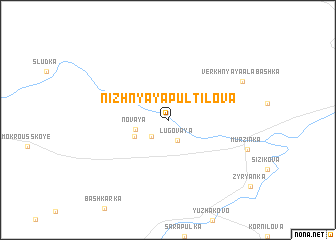 map of Nizhnyaya Pultilova