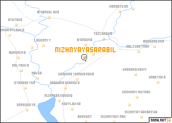 map of Nizhnyaya Sarabil\