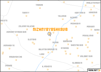 map of Nizhnyaya Shkava