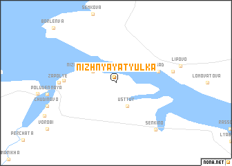 map of Nizhnyaya Tyul\