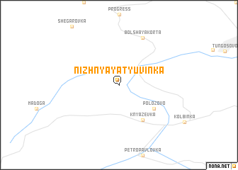 map of Nizhnyaya Tyuvinka
