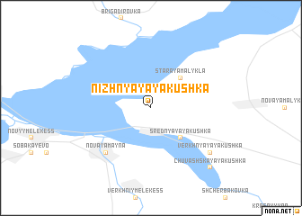 map of Nizhnyaya Yakushka