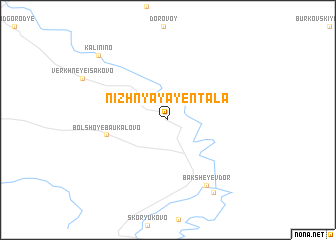 map of Nizhnyaya Yentala