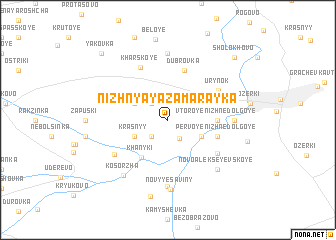 map of Nizhnyaya Zamarayka