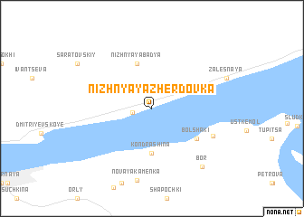 map of Nizhnyaya Zherdovka