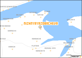 map of Nizhnyaya Zobacheva