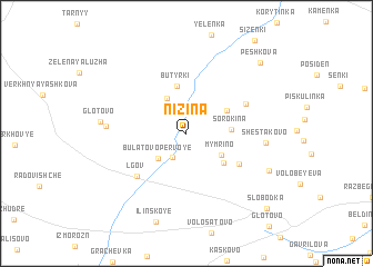 map of Nizina