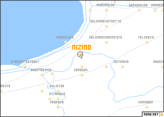 map of Nizino