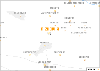 map of Nizkovka