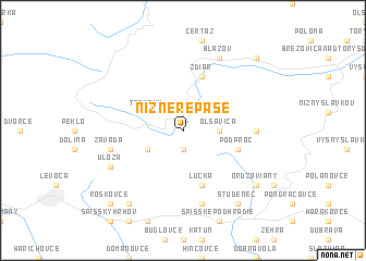 map of Nižné Repaše