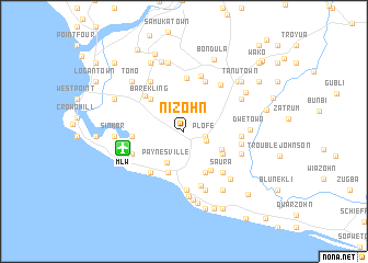map of Nizohn
