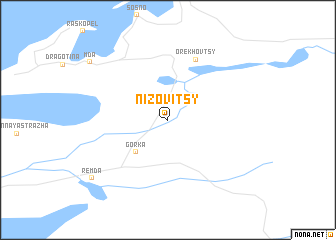 map of Nizovitsy